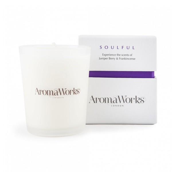 Aromaworks Soulful Juniper Berry & Frankincense Candle 10cl