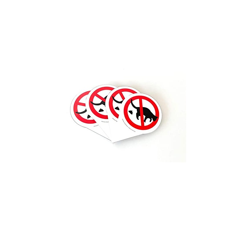 AllesKlaro® – Set of 4 – High-Quality Plug-In Signs –