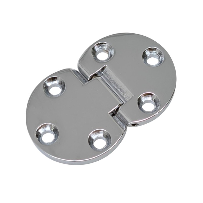 DIY Partner 2-Piece Drop Hinge, Chrome Plated/GB Plated, Recessed Type