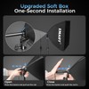 EMART Softbox Photography Lighting Kit, 16"x16" Pull Soft Box with