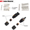 100PCS MC4 Soar Connectors Solar Panel Cable Connectors 1000V 30A