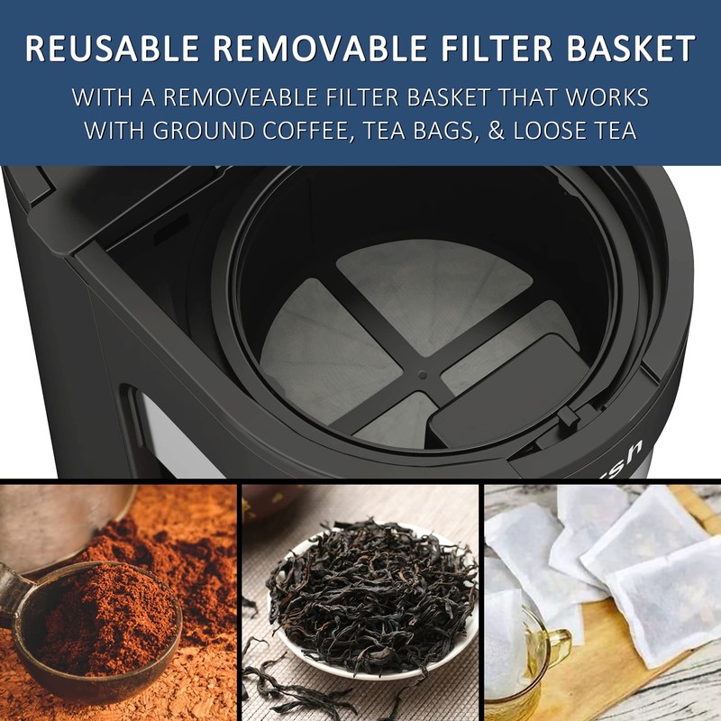 wirsh Iced Tea Maker with 3QT Pitcher, Iced Coffee Maker