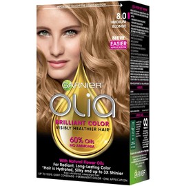 Garnier Olia Ammonia Free Hair Color [8.0] Medium Blonde 1 Each (Pack of 2)