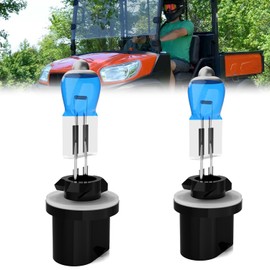 LECCIBUB Fog Light Bulbs Compatible with Kubota RTV 400 500 520 900 1100 1140,881 Fog Lights Halogen Light Bulb,Super Bright 6000K White,Plug and Play,Pack of 2