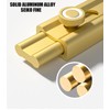 2Pcs Bolt Latch, 4in Adhesive Safety Sliding Lock, Aluminum Alloy