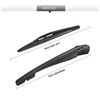 Rear Wiper Blade Assembly, Back Windshield Wiper Blades Arm Accessories