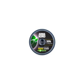 Korda Arma Kord Sinking Leader 30lb 50m - Ultra Strong Abrasion Resistant Leader for Carp Fishing, Low Stretch, Sub Brown Color, Ideal for Long-Range Casting and Snag-Prone Waters