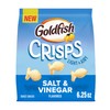Goldfish Crisps Salt & Vinegar Flavored Baked Chip Cracker Snacks,