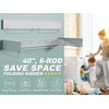 SKIKEN Wall Mounted Laundry Drying Rack - Pull-Out Drying Rack