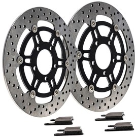 NICHE Front Brake Rotor Pad Semi Metallic Kit For Suzuki GSXR600 59100-29850 59100-29820 59100-29840 59210-18G20