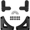 JUTTAUTO Caravan Table Bracket Storage Kit Black Table Security Retaining