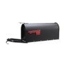 Gibraltar Mailboxes Admiral Medium Capacity Aluminum Textured Black, Post-Mount Mailbox,
