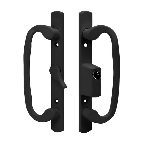 8.5" Sliding Door Center Keyed Handle Set - Sash Controls