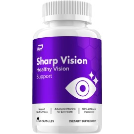 Sharp Vision (1 Pack) Sharp Vision Eye Support Supplement – SharpVision Capsules Eye Vitamins