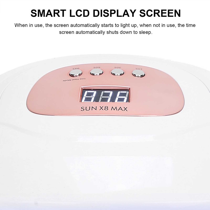 150W LED UV Nail Dryer Lamp Intelligent Timing Gel Polish