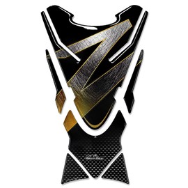 Resin Bike Motorcycle Sticker Compatible with Kawasaki Z 750 – Z 1000. Protection Tank Pad from Case PU Graffi. Sticker 3D Resin Coated Version Universal – Metallic Effect