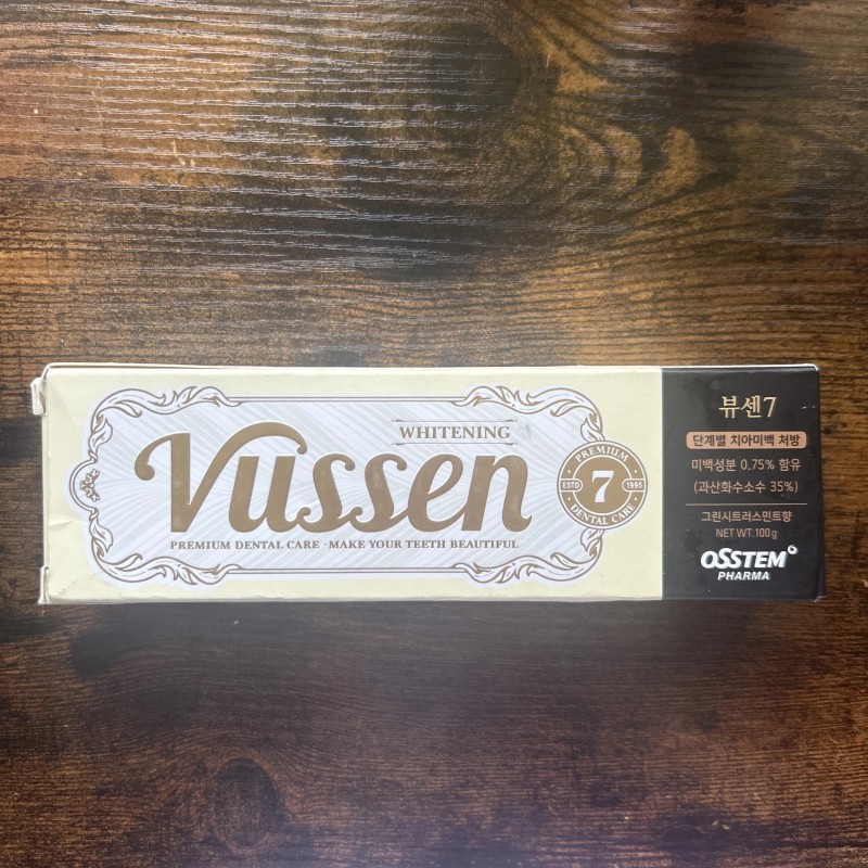 Vussen 7 Premium Whitening Care Toothpaste • Green Citrus Mint