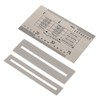 Guitar String Gauge, Stainless Steel Guitar String Action Ruler Double