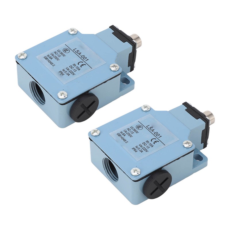 2PCS Momentary Limit Switch Self Reset Plunger Electrical Travel Switch