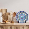 Sweetude 2 Pcs Large Plate Stands for Display Metal Frame
