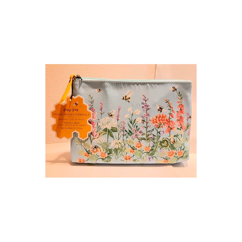 Heathcote & Ivory Busy Bees Vegan Honey Travel Bag Body