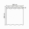 Kleine Wolke Cristal 5174116305 Shower Curtain 180 x 200 cm