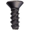 Small Parts 0204LTFB Steel Thread Rolling Screw for Plastic, Black