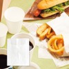 Shimojima Heiko Oil-resistant Snack Bags, Plain, 100 Pieces, White, Width