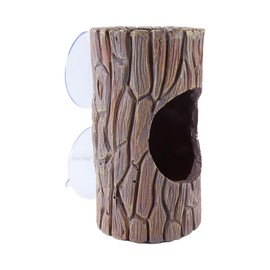 Gutol Reptile Log, Resin Lizard Hiding Place, Reptile Tank Accessories for Bearded Dragons, Crested Geckos, Frogs, Hermit Crabs, Lizards & Snakes, Terrarium Decor