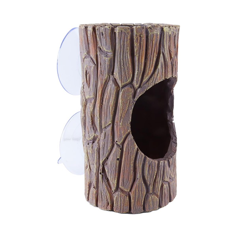 Gutol Reptile Log, Resin Lizard Hiding Place, Reptile Tank Accessories