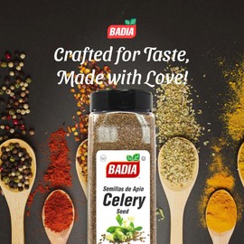 Badia Celery Seed Whole 16 oz – Aromatic & Bold Flavor for Pickling, Cooking, and Seasoning