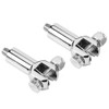 1 Pair Passenger Foot Pegs Support Mount Clevis Kit for