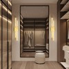 HAHZT Modern Bathroom Vanity Light: Brushed Gold 27 inch 28W