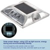 LED Solar Power Ground Marker Lights Outdoor Driveway Road Stud