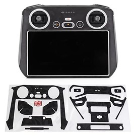 WRAPGRADE Skin Stickers compatible with DJI RC (BLACK BUMPY CAMO)