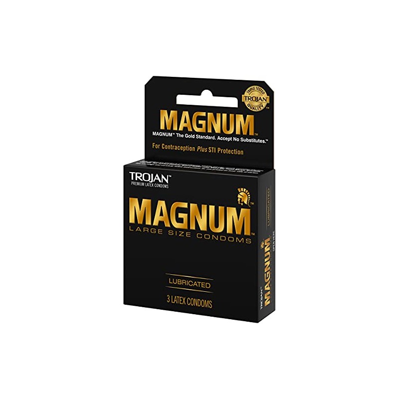 Condón lubricado Trojan, 3 Count, 127