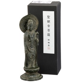 Holy Kannon Bodhisattva Old Bronze 16cm
