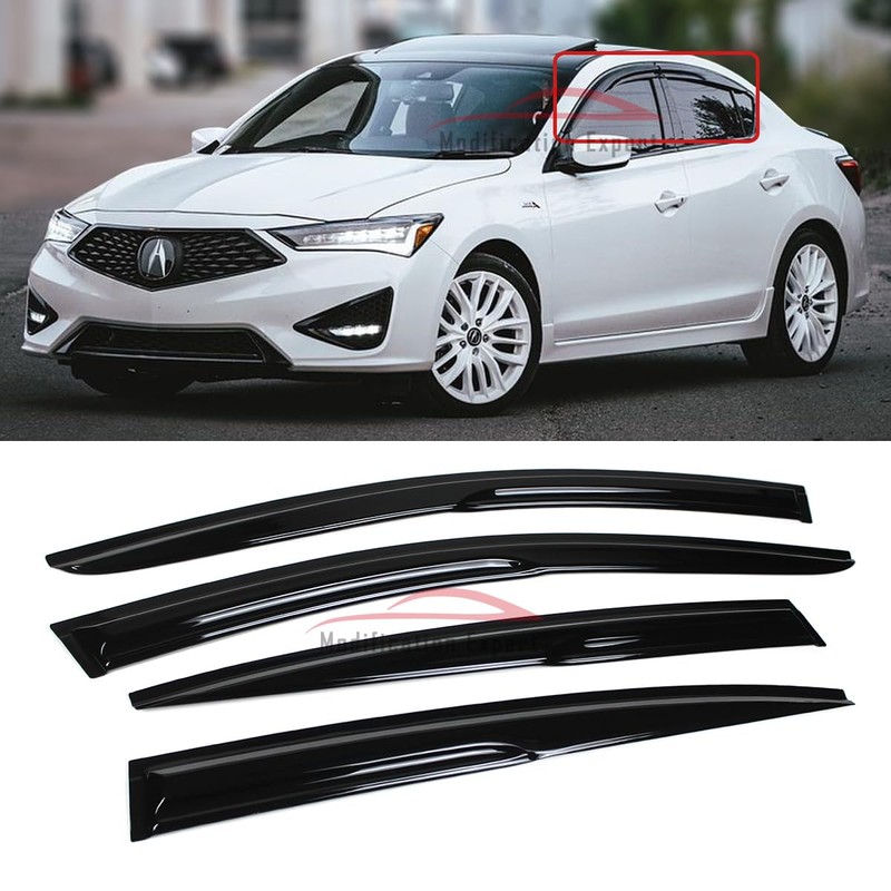 Fits for 2013-2022 Acura ILX 3D Wavy Mugen Style Window