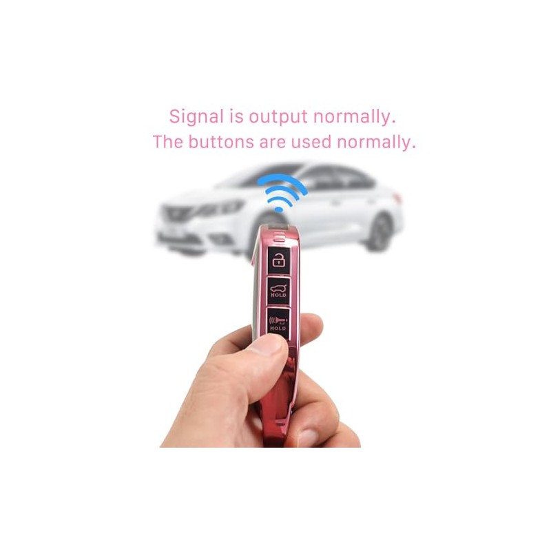 Kirsnda TPU Key Fob Cover for 2023-2024 Telluride EV5 -