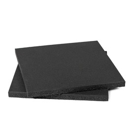 Titan Fitness 2 Pack Rubber Lifting Tiles, 24" x 24" Shock-Absorbing Platform Tiles, 1.6" Thick, for Deadlift Platform or Olympic Lifting Platform, Floor Protection Mats