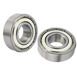 2Pcs 6202 Z 15mm x 35mm x 11mm Single Row Wheel Roller Shielded Deep Groove Ball Radial Bearings