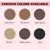 Eyebrow Color Kit with Brow Color & Eyebrow Pencil, 2-in-1