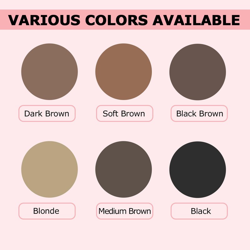 Eyebrow Color Kit with Brow Color & Eyebrow Pencil, 2-in-1