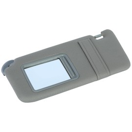 ALMULOO Driver Side Sun Visor Compatible with 2007 2008 2009 2010 2011 Toyota Camry with Or Without sunroof Without Light Gray Replacement for 74320-06800-B0 04002-30706-B0