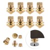 8 Pcs Copper Speaker Suspension Spikes Isolation Stands Foot Base