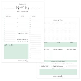 To Do List & Daily Planner Pad A5 50 Sheets with Front and Back