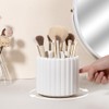 Anyoifax 360 Degree Rotating Makeup Brush Holder 7 Compartments Makeup