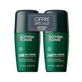 Biotherm Homme Day Control Natural Protection 24H Roll-On Organic 2 x 75ml