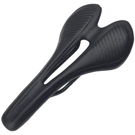 Hliya Carbon Bicycle Saddle Mountain Bike Saddle/Racing Saddle, Ultralight Non-Slip and Breathable MTB Saddle