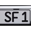 SIMPLE FIX Kennzeichenhalter Rahmenlos für Zwei DE Auto Nummernschilder STVZO